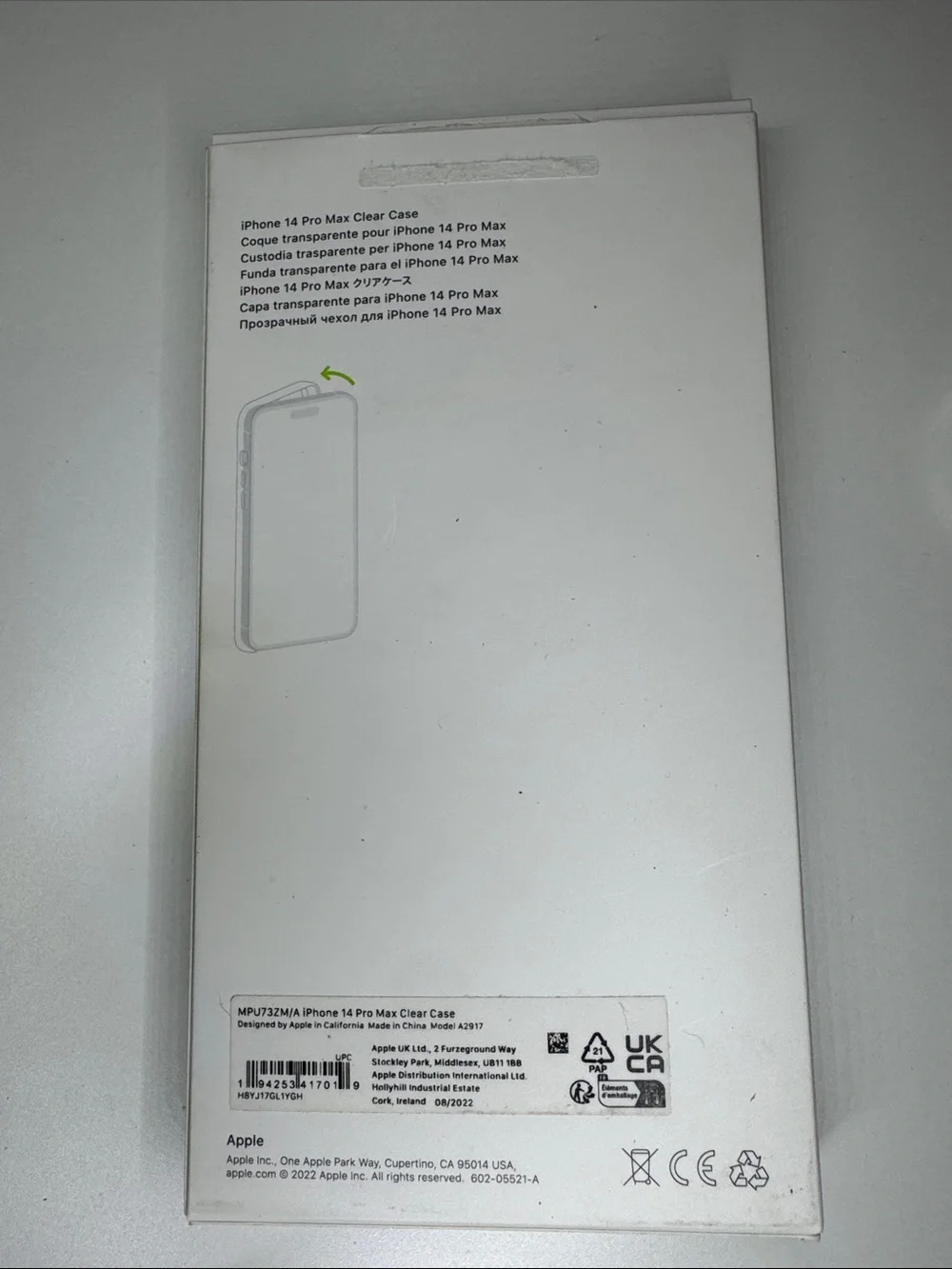 Apple Clear MagSafe iPhone 14 Pro Max Case - Transparent